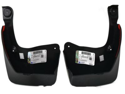 GM Rear Splash Guards in Black (for Hatchback Models) 39068721