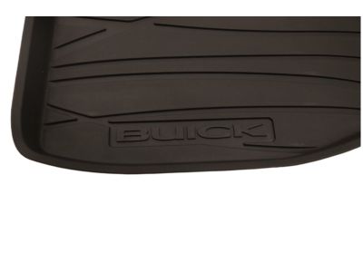 GM First- and Second-Row Premium All-Weather Floor Liners in Ebony with Buick Script 42664382