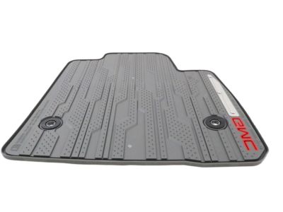 GM First-Row Premium All-Weather Floor Mats in Dark Ash Gray with GMC Logo 84038457