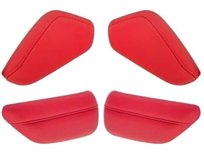 GM Knee Pad Interior Trim Kit in Adrenaline Red with Torch Red Stitching 84095812
