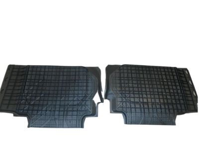 GM Second-Row Interlocking Premium All-Weather Floor Liners in Black 84148093