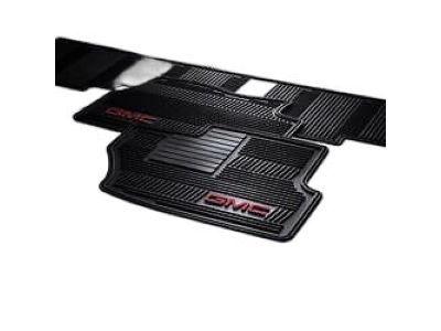 GM Premium All-Weather Cargo Area Mat in Jet Black with GMC Logo 84184221