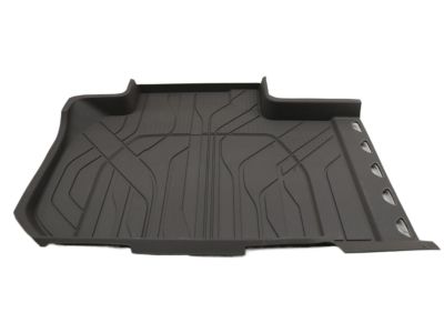 GM Second-Row Interlocking Premium All-Weather Floor Liner in Dark Atmosphere (for Models with Second-Row Captain's Chairs) 84206855