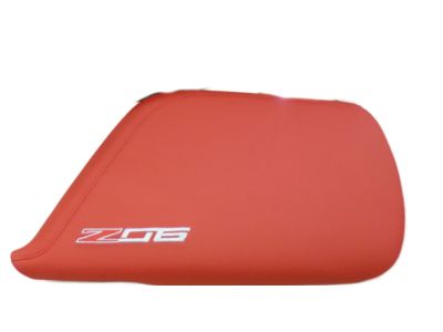 GM Floor Console Lid in Adrenaline Red with Z06 Logo 84255321