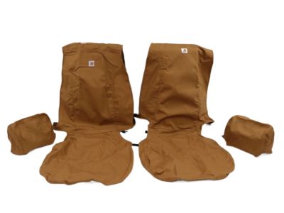 GM Carhartt Front Bucket Seat Cover Package in Brown 84277439