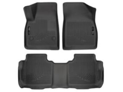 Cadillac First- and Second-Row Premium All-Weather Floor Mats in