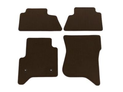 GM Rear Premium Carpeted Floor Mats in Cocoa 84350198