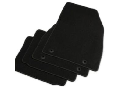 GM Front Carpeted Floor Mats in Jet Black 84375804