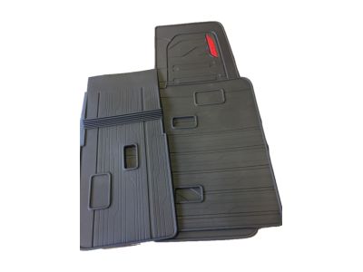GM Integrated Cargo Liner in Very Dark Ash Gray with GMC Logo 84445536