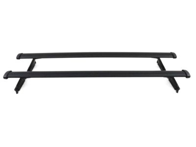 GM Roof Rack Cross Rail Package in Black 84450050