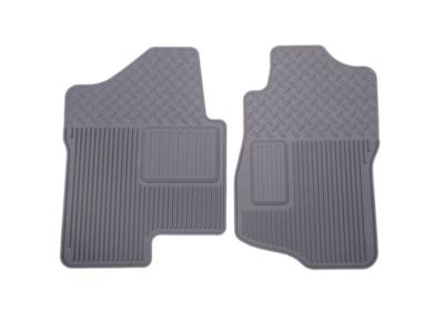 GM Regular Cab First-Row Premium All-Weather Floor Mats in Jet Black 84521605