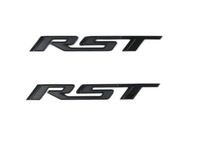 GM RST Emblems in Black 84605751