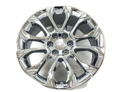 GM 22x9-Inch Aluminum Split-Spoke Wheel in Chrome 84802385