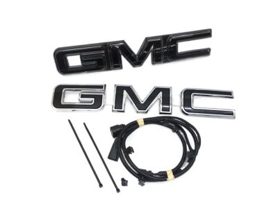 GM Front Illuminated GMC Emblem in Black 84942528