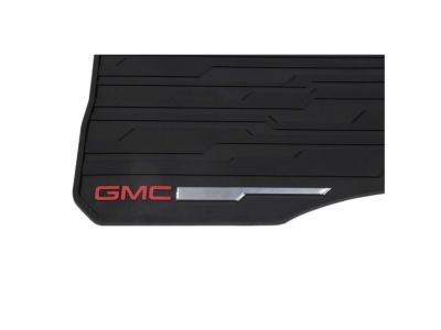 GM First-Row Premium All-Weather Floor Mats in Jet Black with GMC Logo 85131778