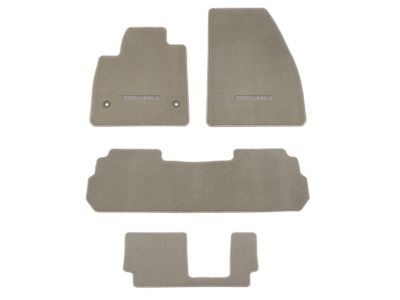 GM Second-Row Carpeted Floor Mats in Light Shale (for Models with Second-Row Bench Seat) 86773694