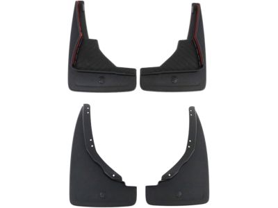 GM Rear Molded Splash Guards in Black with Holden Logo 92267788