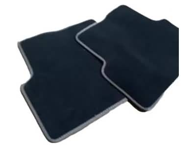 GM Front and Rear Carpeted Floor Mats in Black 42396422