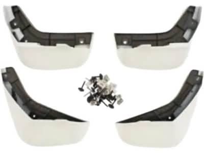 GM Front and Rear Splash Guards Painted in White 42769763