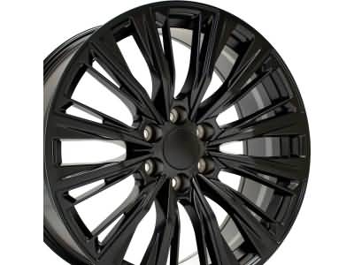 GM 22x9-Inch Forged Aluminum 12-Spoke Wheel Package in Dark Android and Polished Finish 84638161