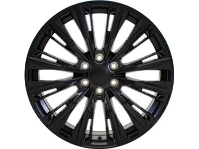 GM 22x9-Inch Forged Aluminum 12-Spoke Wheel Package in Dark Android and Polished Finish 84638161