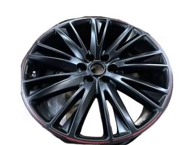 GM 22 x 9-Inch Multi-Spoke Wheel in Satin Black with Red Accents 84789281