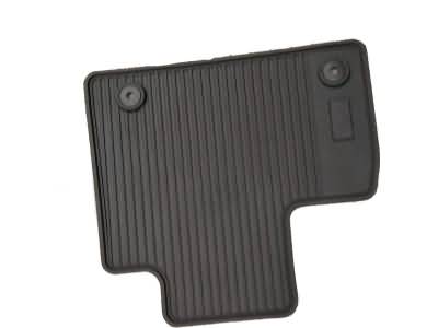 GM First-Row All-Weather Floor Mats in Jet Black with Bowtie Logo 84898253