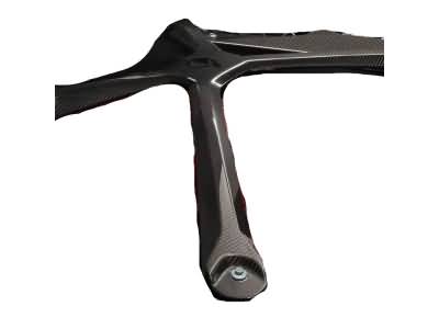 GM Engine Cross Brace in Visible Carbon Fiber with Jake Logo 84983921