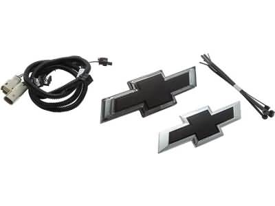 GM Illuminated Bowtie Emblems in Black 85605693