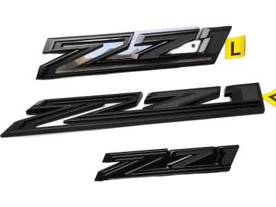 GM Chevrolet Z71 Emblems in Black 86533395