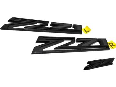 GM Chevrolet Z71 Emblems in Black 86533395