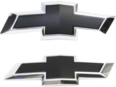 GM Bowtie Emblems in Black 86572175