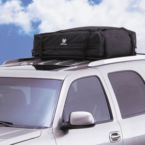 GM Roof-Mounted Luggage Carrier in Black with Cadillac Logo 12497826