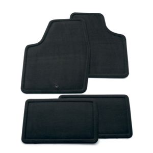 GM Floor Mats - Carpet Replacements,Front,Color:Ebony 22860731