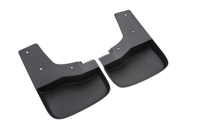 GM Rear Molded Splash Guards in Gray with Bowtie Logo 12499693