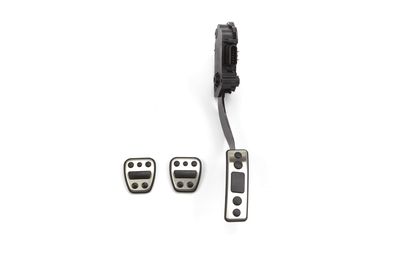 GM Pedal Cover Package in Stainless Steel and Black for Automatic Transmission 12499876