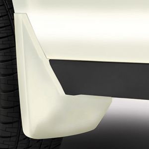 GM Rear Molded Splash Guards in White Diamond 22922788