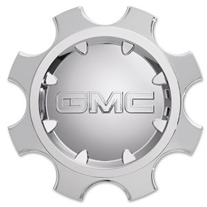 GM Center Cap in Chrome with Monochromatic GMC Logo 19329237