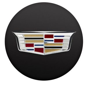 GM Center Cap in Black with Cadillac Logo 19329847