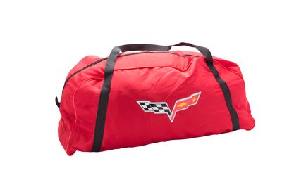 GM Premium Indoor Car Cover in Red with Z06 Logo 19158375