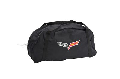 GM Premium All-Weather Car Cover in Black with Z06 Logo 19158379