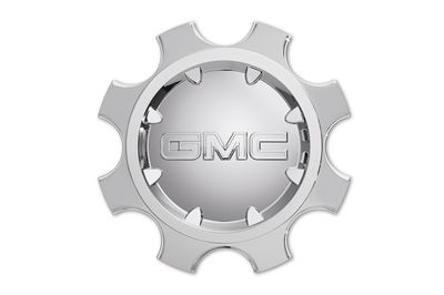 GM Center Cap in Chrome with Monochromatic GMC Logo 19329237