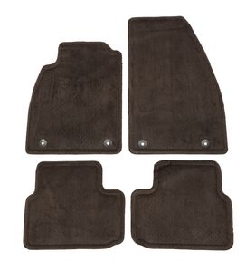 GM Front and Rear Carpeted Floor Mats in Cocoa 22857651