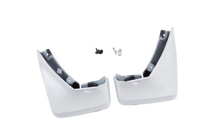 GM Rear Molded Splash Guards in Crystal White Tricoat 23264381