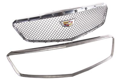 GM Grille in Black Chrome with Cadillac Logo 23332912