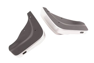 GM Front Molded Splash Guards in Galaxy Silver Metallic 23433547