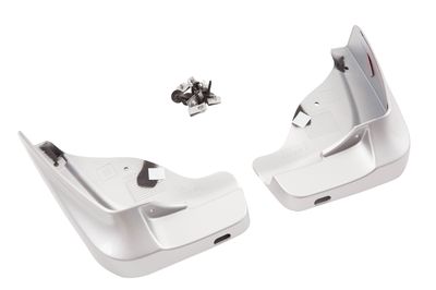 GM Front Molded Splash Guards in Galaxy Silver Metallic 23433547