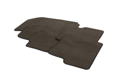 GM Front and Rear Carpet Floor Mats in Black with Retainers 94533141