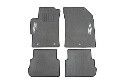 GM Front and Rear Carpeted Floor Mats in Black with Z-Spec Logo 95259815