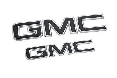 GM GMC Emblems in Black 84469759